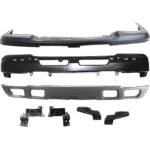 Replacement 7-Piece Kit, Front Bumper, Paint to Match, Includes (1) Bumper, (4) Bumper Bracket, (1) Bumper Cover, and (1) Valance