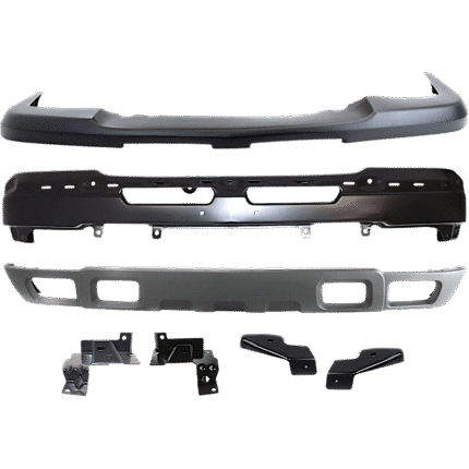 Replacement 7-Piece Kit, Front Bumper, Paint to Match, Includes (1) Bumper, (4) Bumper Bracket, (1) Bumper Cover, and (1) Valance