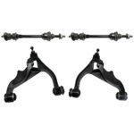 TrueDrive 4-Piece Kit Front, Driver and Passenger Side, Lower Control Arm, with Sway Bar Links