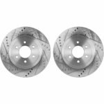 TrueDrive 7-Piece Kit Front, Driver and Passenger Side, Lower Control Arm with Axle Assembly, Brake Discs, and Brake Pad Set, 4WD - Image 9