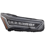 JC Whitney 3-Piece Kit Driver and Passenger Side Headlight, Includes (2) Headlight and (1) Bumper Cover - Image 2