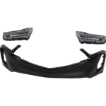 JC Whitney 3-Piece Kit Driver and Passenger Side Headlight, Includes (2) Headlight and (1) Bumper Cover