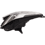 JC Whitney 3-Piece Kit Driver and Passenger Side Headlight, Includes (2) Headlight and (1) Bumper Cover - Image 6