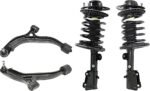 TrueDrive 4-Piece Kit Front, Driver and Passenger Side, Lower Control Arms with Loaded Struts, Front Wheel Drive