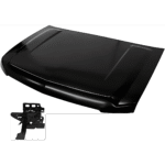 JC Whitney 2-Piece Kit Hood, Includes (1) Hood and (1) Hood Latch