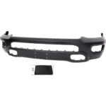 JC Whitney 2-Piece Kit Front Bumper Primed, (1) Bumper and (1) License Plate Bracket