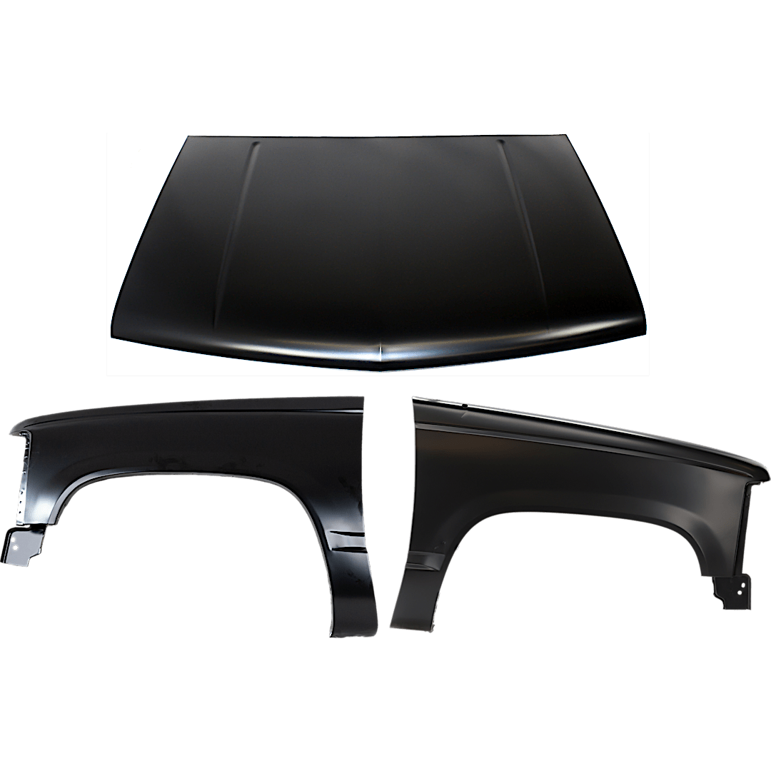 kit-032725-31_1.png JC Whitney 3-Piece Kit Hood, Includes (2) Fender and (1) Hood - Image 1