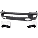 JC Whitney 3-Piece Kit Front Bumper Primed, (2) Bumper End and (1) Bumper