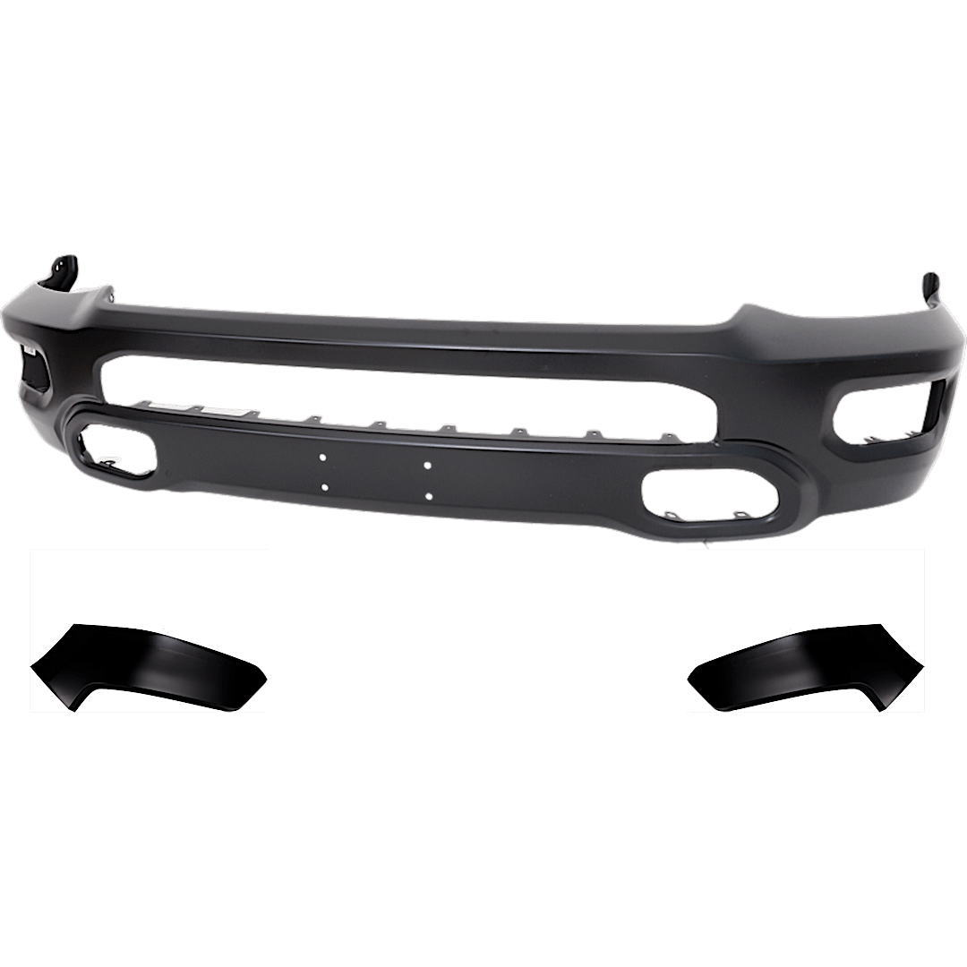 kit-032725-40_1.png JC Whitney 3-Piece Kit Front Bumper Primed, (2) Bumper End and (1) Bumper - Image 1