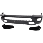 JC Whitney 3-Piece Kit Front Bumper Primed, (2) Bumper End and (1) Bumper