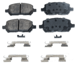 TrueDrive 6-Piece Kit Front, Driver Side, Lower Control Arm with Axle Assembly, Brake Discs, and Brake Pad Set, Front Wheel Drive, Manual Transmission, 4-Lug Wheels, For Models with FE3 Suspension - Image 7