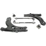TrueDrive 7-Piece Kit Front, Driver and Passenger Side, Lower Control Arm, includes Axle Assembly, Brake Discs, and Brake Pad Set - Image 2