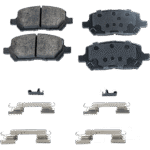 TrueDrive 8-Piece Kit Front, Driver and Passenger Side, Lower Control Arm, FWD, Automatic Transmission, 4 Lug Wheels, Includes (2) Axle Assembly, (2) Brake Disc, (1) Brake Pad Set, and (2) Control Arm - Image 10