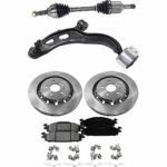 TrueDrive 5-Piece Kit Front, Driver Side, Lower Control Arm, includes Axle Assembly, Brake Discs, and Brake Pad Set