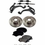 TrueDrive 7-Piece Kit Front, Driver and Passenger Side, Lower Control Arm, 4WD, 360mm Front Disc, Except Brembo Front Calipers, includes Axle Assembly, Brake Discs, and Brake Pad Set