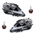 Replacement 4-Piece Kit, Driver and Passenger Side Halogen Headlight, With bulb(s), OE Replacement, Includes (2) Headlight and (2) Headlight Bulb