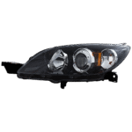 Replacement 4-Piece Kit Halogen Headlights, With bulb(s), Hatchback, Includes (2) Headlight and (2) Headlight Bulb, CAPA Certified - Image 2