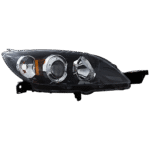 Replacement 4-Piece Kit Halogen Headlights, With bulb(s), Hatchback, Includes (2) Headlight and (2) Headlight Bulb, CAPA Certified - Image 4