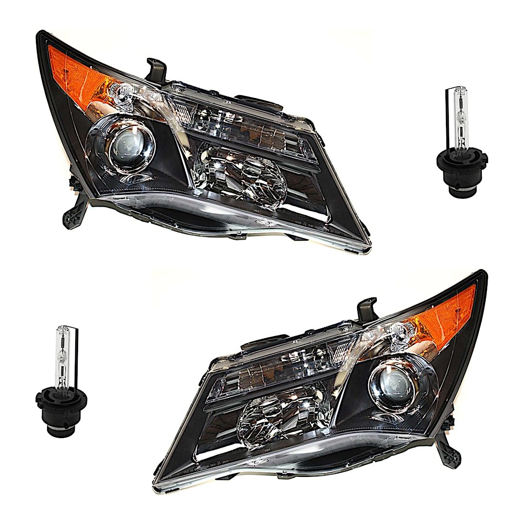 kit-041423-223_1.jpg Replacement 4-Piece Kit HID/Xenon Headlights, With bulb(s), Includes (2) Headlight and (2) Headlight Bulb - Image 1