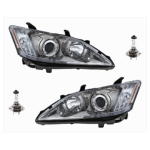 Replacement 4-Piece Kit Halogen Headlights, With bulb(s), Includes (2) Headlight and (2) Headlight Bulb