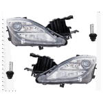 Replacement 4-Piece Kit, Driver and Passenger Side HID/Xenon Headlight, With bulb(s), OE Replacement, Includes (2) Headlight and (2) Headlight Bulb