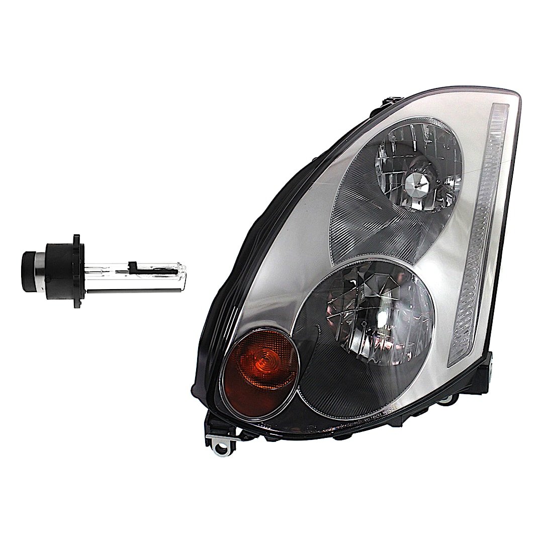 kit-041423-557_1.jpg Replacement 2-Piece Kit HID/Xenon Headlights, With bulb(s), Coupe, Includes (1) Headlight and (1) Headlight Bulb - Image 1