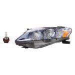 Replacement 2-Piece Kit Halogen Headlights, With bulb(s), Includes (1) Headlight and (1) Headlight Bulb, CAPA Certified