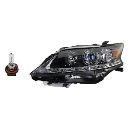 Replacement 2-Piece Kit Halogen Headlights, With bulb(s), Includes (1) Headlight and (1) Headlight Bulb, CAPA Certified