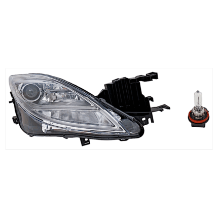 Replacement 2-Piece Kit Halogen Headlights, With bulb(s), Includes (1) Headlight and (1) Headlight Bulb, CAPA Certified