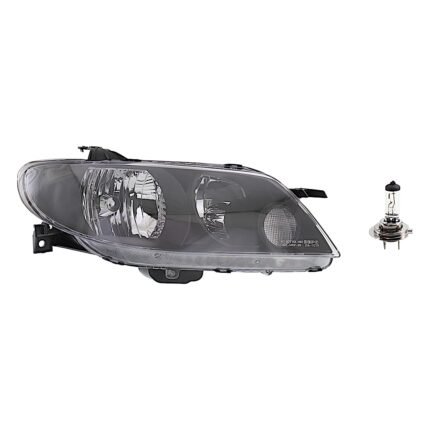 Replacement 2-Piece Kit, Passenger Side Halogen Headlight, With bulb(s), OE Replacement, Includes (1) Headlight and (1) Headlight Bulb