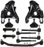 TrueDrive 11-Piece Kit Front, Driver and Passenger Side, Lower Control Arm Kit, Includes (2) Ball Joint, (1) Center Link, (2) Control Arm, (2) Tie Rod Adjusting Sleeve, and (4) Tie Rod End