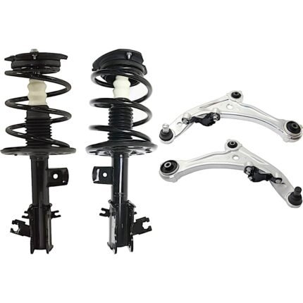 TrueDrive 4-Piece Kit Front, Driver and Passenger Side, Lower Control Arm with Loaded Struts, Front Wheel Drive
