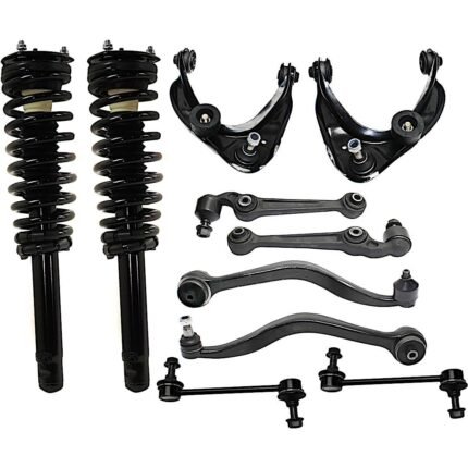 TrueDrive 10-Piece Kit Front, Driver and Passenger Side, Upper and Lower Control Arm, with Loaded Struts and Sway Bar Links, AWD/FWD