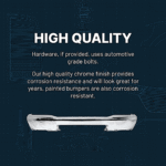 Replacement 5-Piece Kit, Front Bumper, Primed, Includes (1) Bumper, (2) Bumper End, and (2) Valance - Image 10