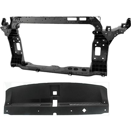 JC Whitney 2-Piece Kit Radiator Support Assembly Includes (1) Radiator Support and (1) Radiator Support Cover