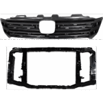 JC Whitney 2-Piece Kit Radiator Support Assembly, 3.5L, 6Cyl, CAPA Certified Includes (1) Grille Assembly and (1) Radiator Support