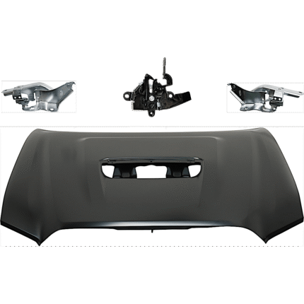 JC Whitney 4-Piece Kit Factory Style Hood Steel Primed Includes (2) Hood Hinge, (1) Hood and (1) Hood Latch