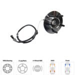 TrueDrive 16-Piece Kit Front, Driver and Passenger Side, Upper Control Arm Kit with Ball Joints, Idler Arm, Pitman Arm, Sway Bar Links, Tie Rod Adjusting Sleeves, Tie Rod Ends, and Wheel Hubs, 4WD - Image 3