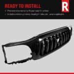 Replacement 5-Piece Kit, Grille Chrome, Includes (1) Bumper, (1) Grille, (1) Hood, and (2) Valance - Image 21