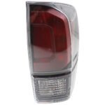 Replacement 4-Piece Kit Driver and Passenger Side Halogen Tail Light, With bulb(s), Includes (2) Bumper End and (2) Tail Light - Image 13