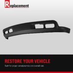 Replacement 7-Piece Kit Front Valance, Primed, For Models With Tow Hook Holes, includes Bumper, Bumper Ends, Grille and Headlights - Image 17