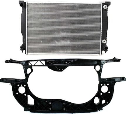 Replacement 2-Piece Kit Radiator, 3.0L Engine, Aluminum Core, Plastic Tank, Includes (1) Radiator and (1) Radiator Support