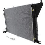 Replacement 2-Piece Kit Radiator, 4.0L Engine, Aluminum Core, Plastic Tank, includes Thermostat - Image 3