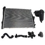 Replacement 6-Piece Kit Radiator, E90 Body, Non-Turbo, Except SULEV Models, Includes (1) Coolant Reservoir, (1) Radiator, (1) Radiator Cap, (2) Radiator Hose, and (1) Thermostat