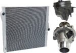 Replacement 3-Piece Kit Radiator, 4.8L Engine, Aluminum Core, Aluminum Tank, includes Coolant Reservoir and Thermostat