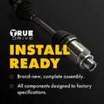 TrueDrive 10-Piece Kit Front, Driver and Passenger Side Axle Assembly with Brake Discs, Brake Pad Set, and Control Arms, AWD, 6-Speed Automatic Transmission - Image 16