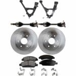 TrueDrive 7-Piece Kit Front, Driver and Passenger Side, Lower Control Arm, Four Wheel Drive/Rear Wheel Drive, w/ Front Torsion Bar Spring, w/ Rear Drum Brake, includes Axle Assy, Brake Discs, and Brake Pad Set
