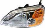 Replacement 9-Piece Kit Driver and Passenger Side Halogen Headlight, Without bulb(s), Coupe, OE Replacement, Includes (2) Bumper Bracket, (1) Bumper Cover, (2) Fender, (2) Headlight and (2) Fender Liner - Image 2