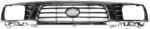 Replacement 7-Piece Kit Grille Chrome Shell with Painted Black Insert, Four Wheel Drive, Includes (2) Corner Light, (1) Grille, (2) Headlight, and (2) Headlight Filler - Image 4
