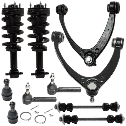TrueDrive 10-Piece Kit Fully Loaded Struts with Ball Joints, Control Arms, Sway Bar Links, and Tie Rod Ends, Crew Cab Pickup/Extended Cab Pickup